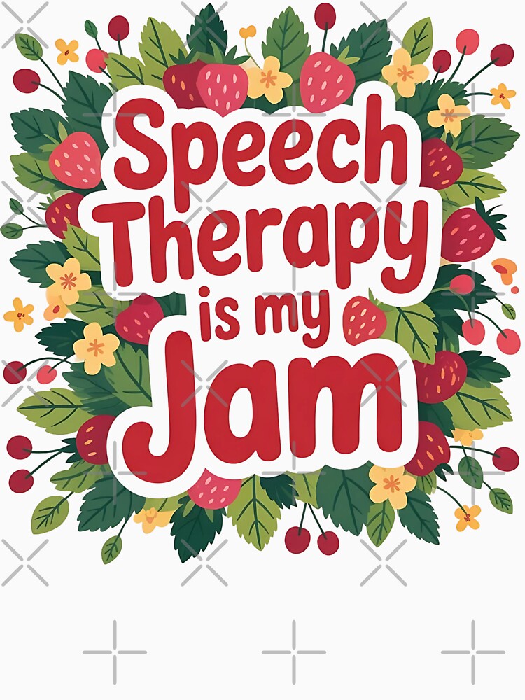 Speech Therapy is My Jam SLP Speech Language Pathology by BLZART