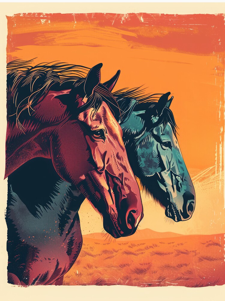 Ride Off into the Sunset by Retro Type