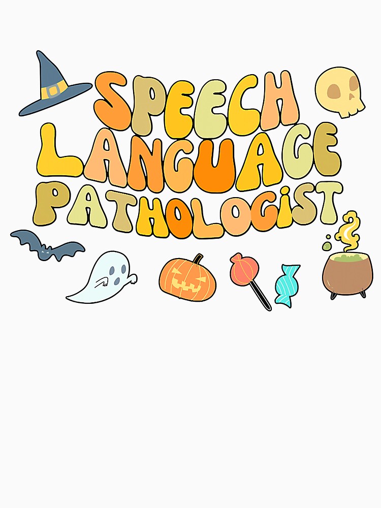 Speech Language Pathology Retro Halloween Speech Therapy by SentaSchmitt