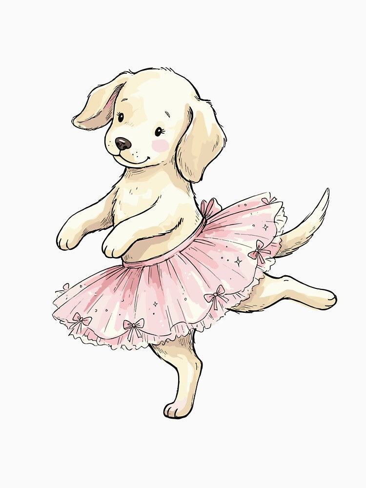 Balletcore Aesthetic: Pirouetting Puppy by bapupa