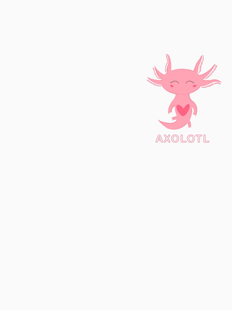 Cute Pink Axolotl by DoubleTroubleJ