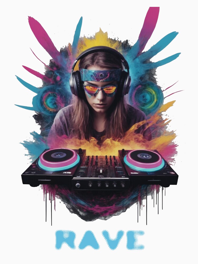 Female DJ Rave Vibrant Techno Music by 140bpmmusic