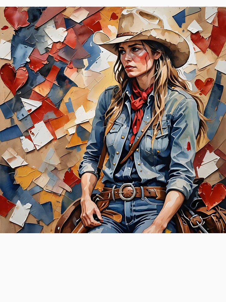 A Cowgirl's Heart by Paw's Arts
