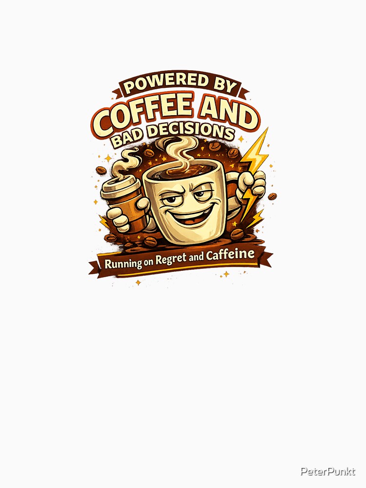 Powered by Coffee and Bad Decisions by PeterPunkt