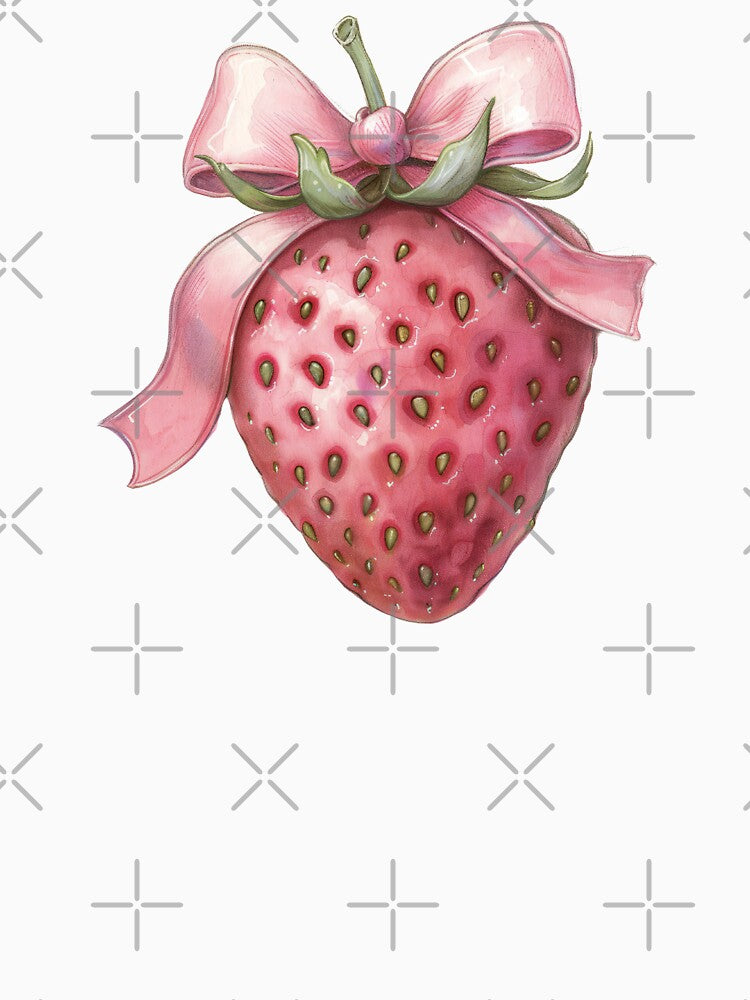 Vintage Coquette Aesthetic Strawberry by CozyLightsStore
