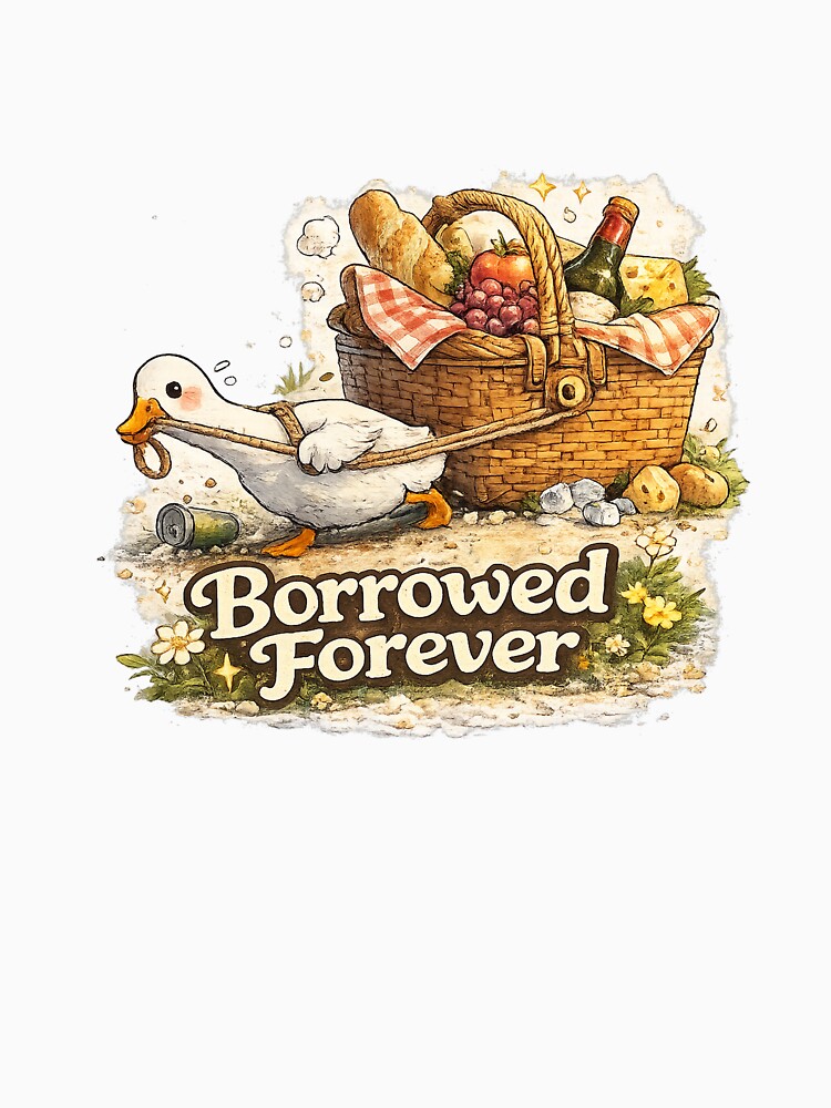 Funny Chaotic Goose Picnic Retro by NarpLTD