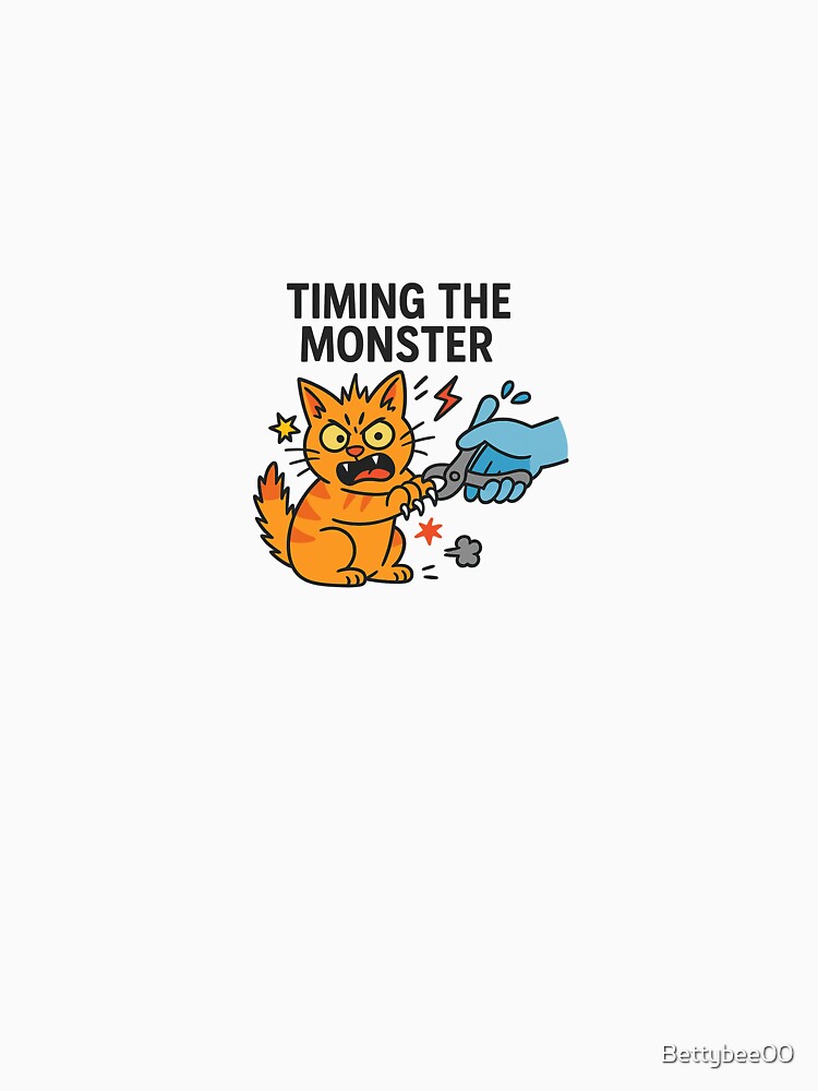 Timing the Monster – Angry Cat Nail Trim by Bettybee00