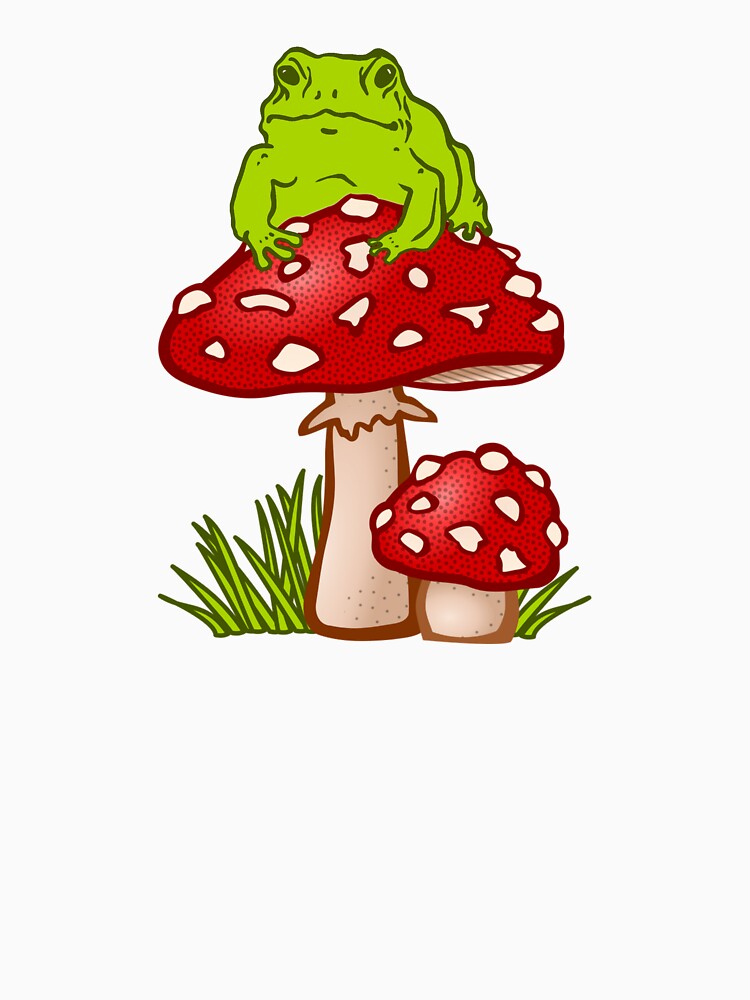Frog on Mushroom by GoaTeeGram