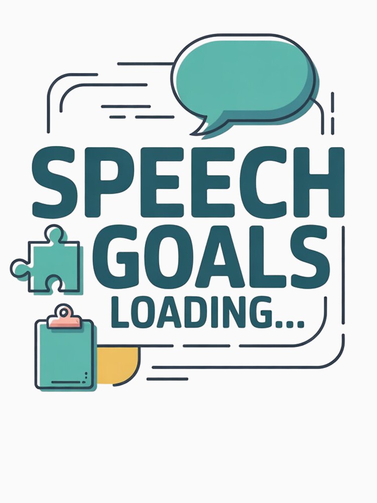 Speech Goals Loading Design for Speech Language Pathologists SLP Therapy Gift by NO-STUDIO