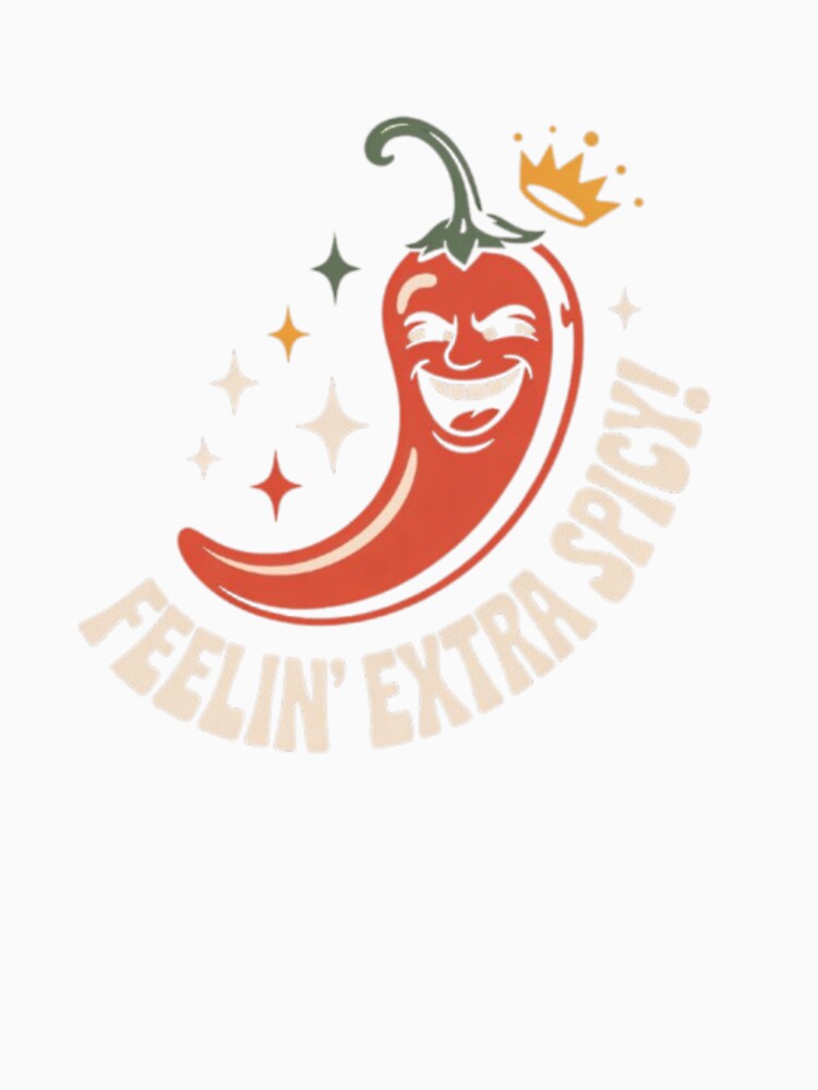 Feelin’ Extra Spicy – Retro Chili Pepper Attitude by vvcreativedesigns