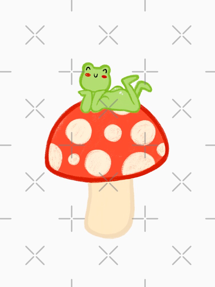 Cheeky Frog on Mushroom by Niviha