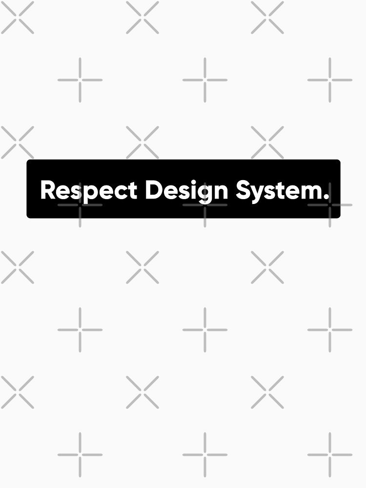Respect Design System - Minimalist Black Bar UI/UX Designer Quote by Artio-ArtShop