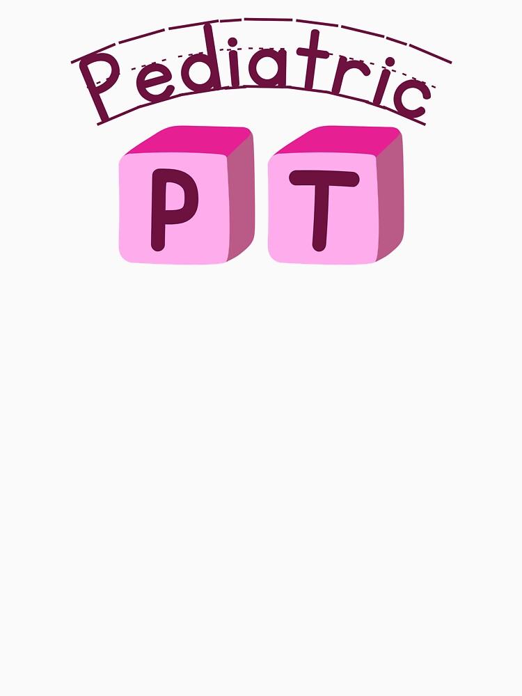 Pink Pediatric Physical Therapist- Blocks by eneville1015