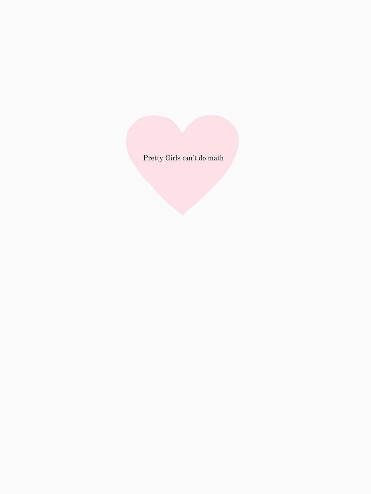 Coquette pretty girls can't do math quote by Pixiedrop