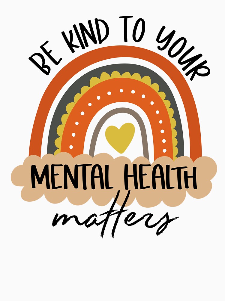 Be Kind To Your Mind Mental Health Matters Boho Rainbow Women Gift by JairoPowell