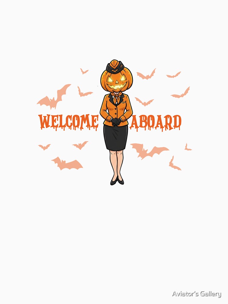 Welcome Aboard – Halloween Flight Attendant Design by Aviator’s Gallery