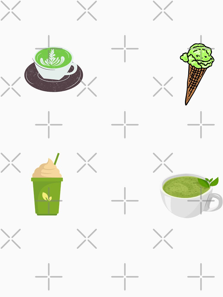 green tea sticker pack version 2 by AGDesignstore