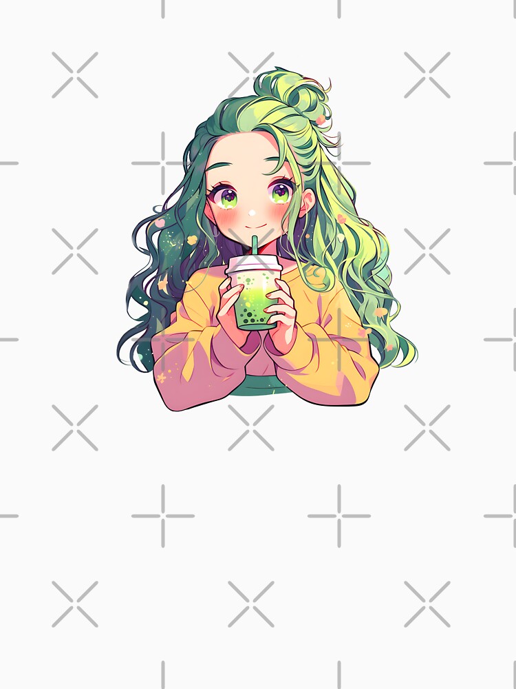 Matcha Girl Anime by FigmaCreations