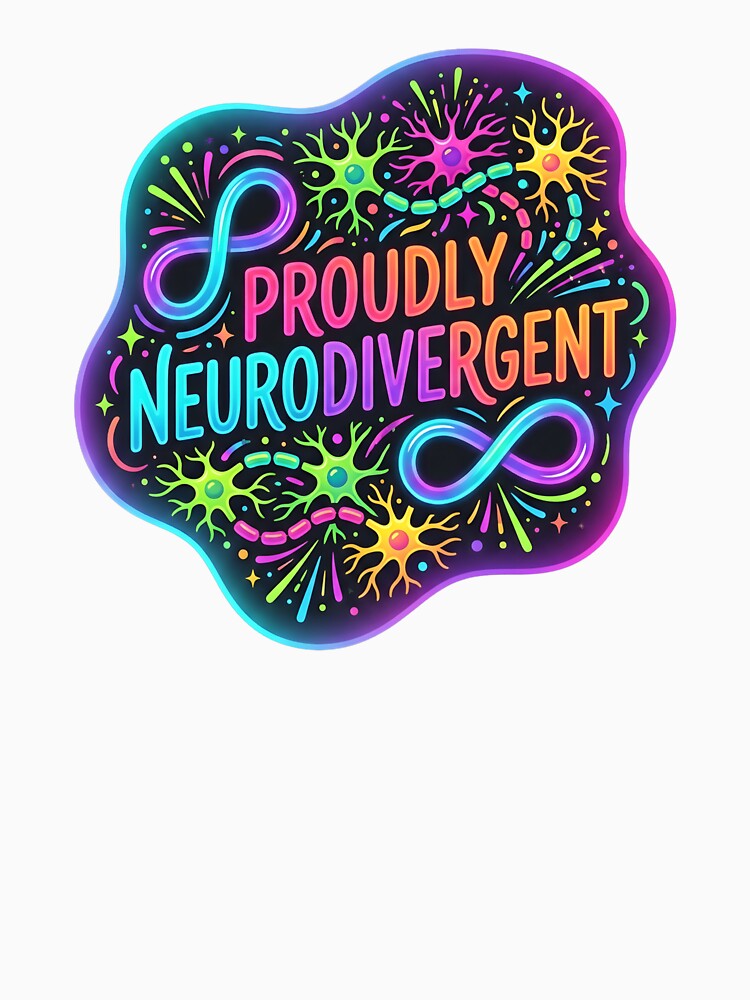 Proudly neurodivergent | Adhd awareness by SocialStaticz
