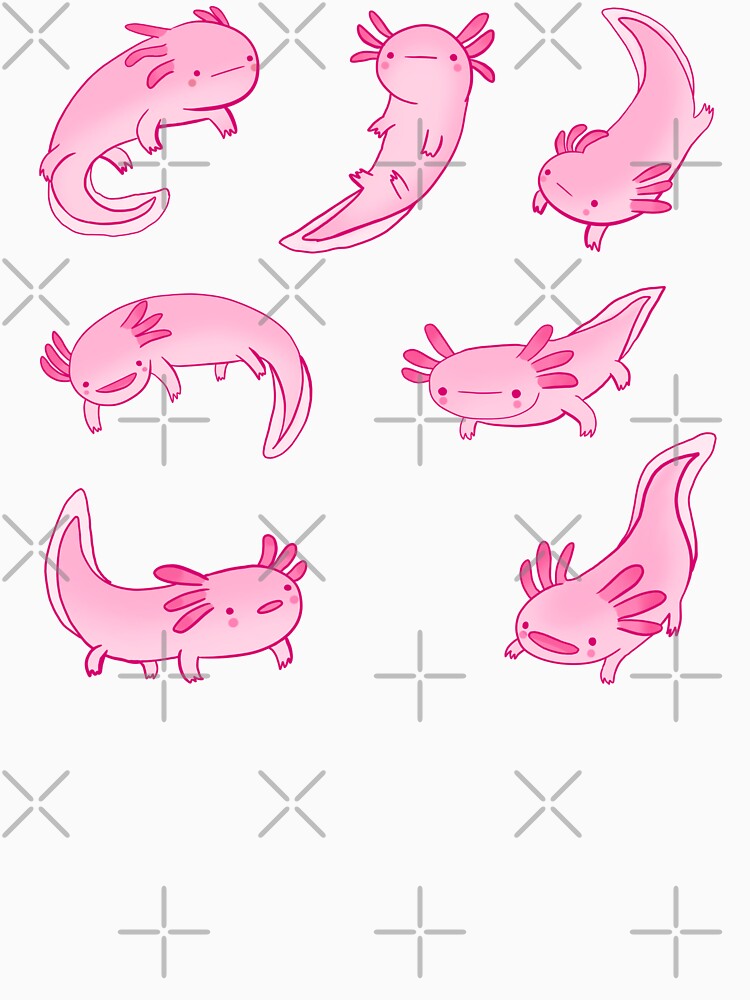 Cute axolotls pack by Mayarart