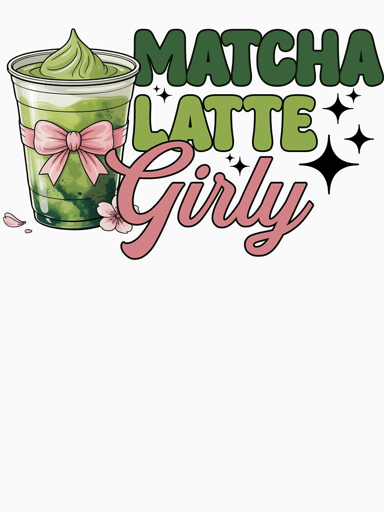 Matcha Latte Girly Cute Aesthetic Green Tea Lover by dianadouri