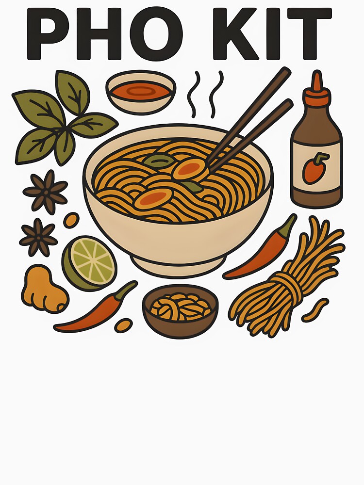 Pho Kit – Funny Vietnamese Pho Noodle Pun by shoppingtshirts