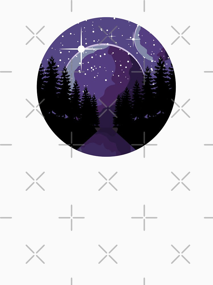 Circle Galaxy Moon by OnlyPrint20