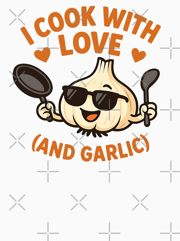 Kitchen Humor I Cook With Love and Garlic by Blok45