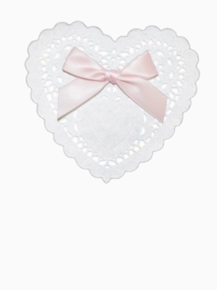 Coquette heart and bow by Pixiedrop