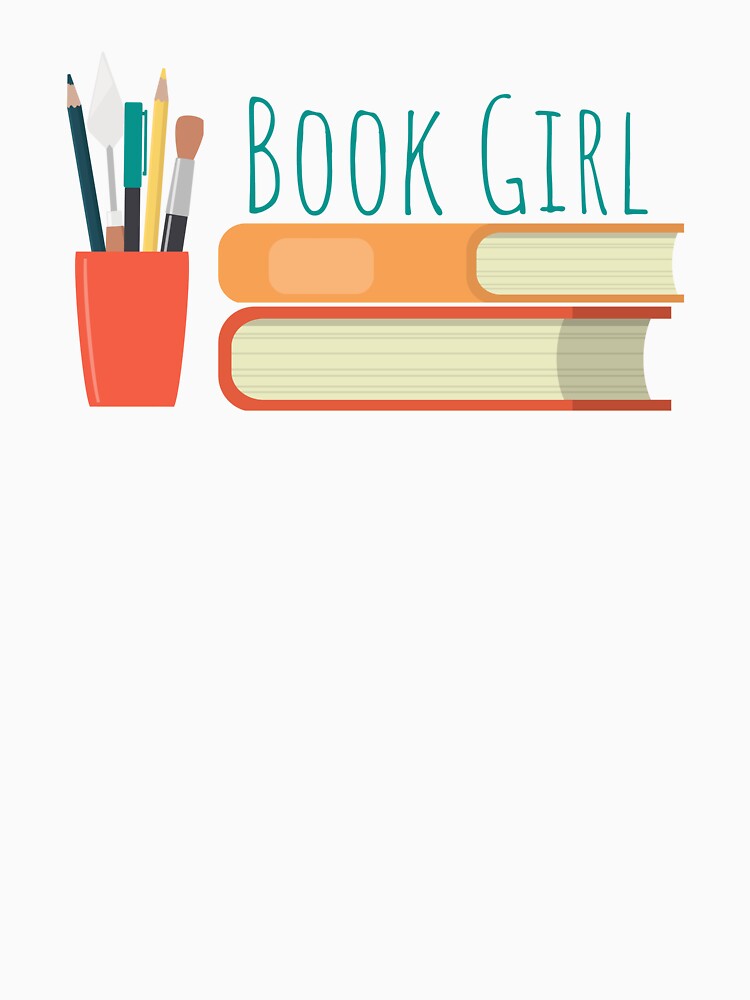 Book Girl | Book Aesthetic | Bookish | Teacher | Librarian | Teachers | Reader by ShoniwDesigns