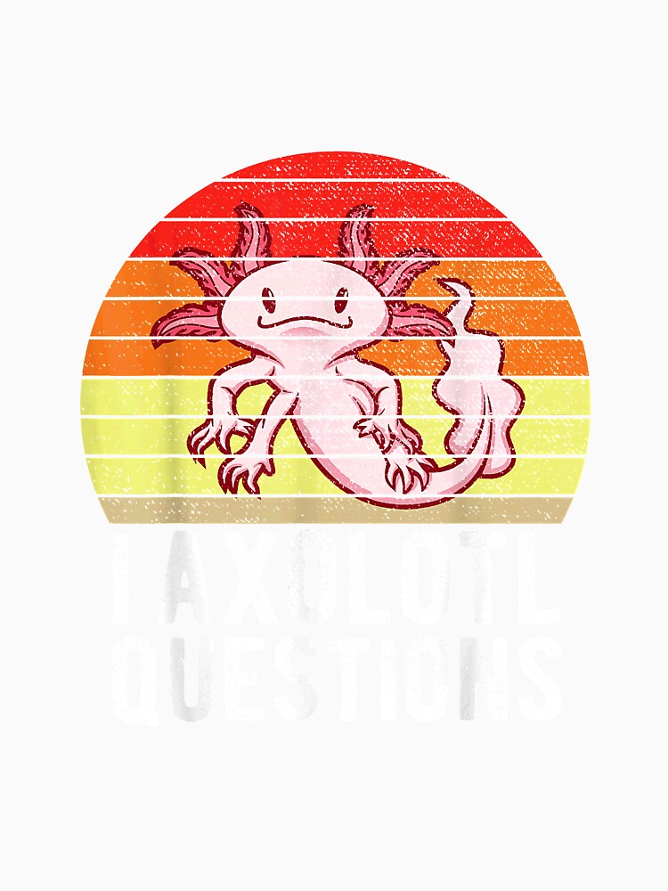 Axolotl Vintage Snaxolotl Kawaii Funny Boys Girls Axolotl by JadenEdmond