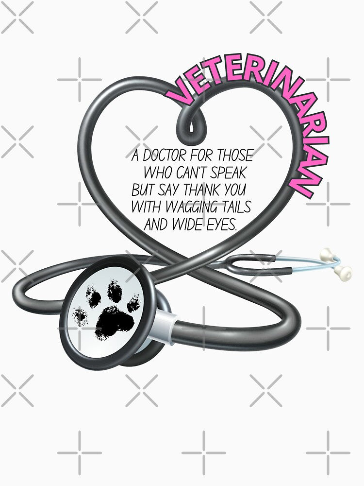 Veterinarian: Pink by Rooted Creations