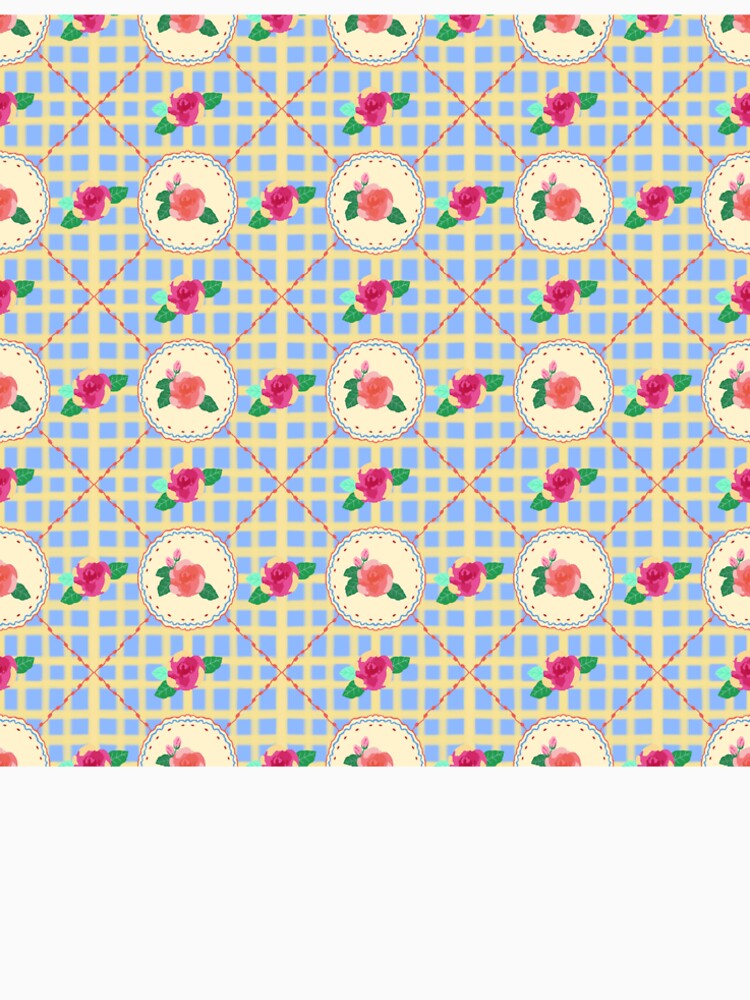 Vintage Floral Picnic Seamless Pattern by thanratdesign