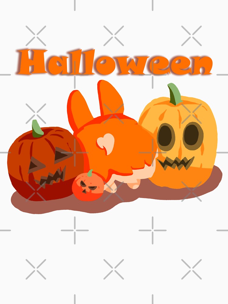 Imposter Corgi among Halloween pumpkins by MindToPaper