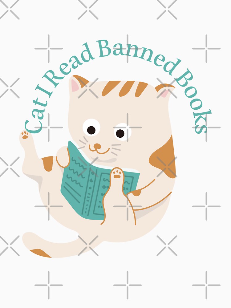 Cat I Read Banned Books , week by FLOWER--ART