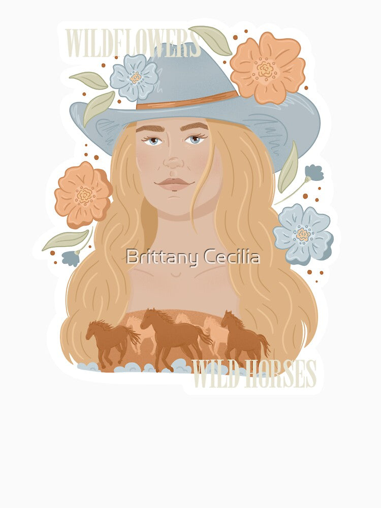 Wildflowers and Wildhorses by Brittany Cecilia