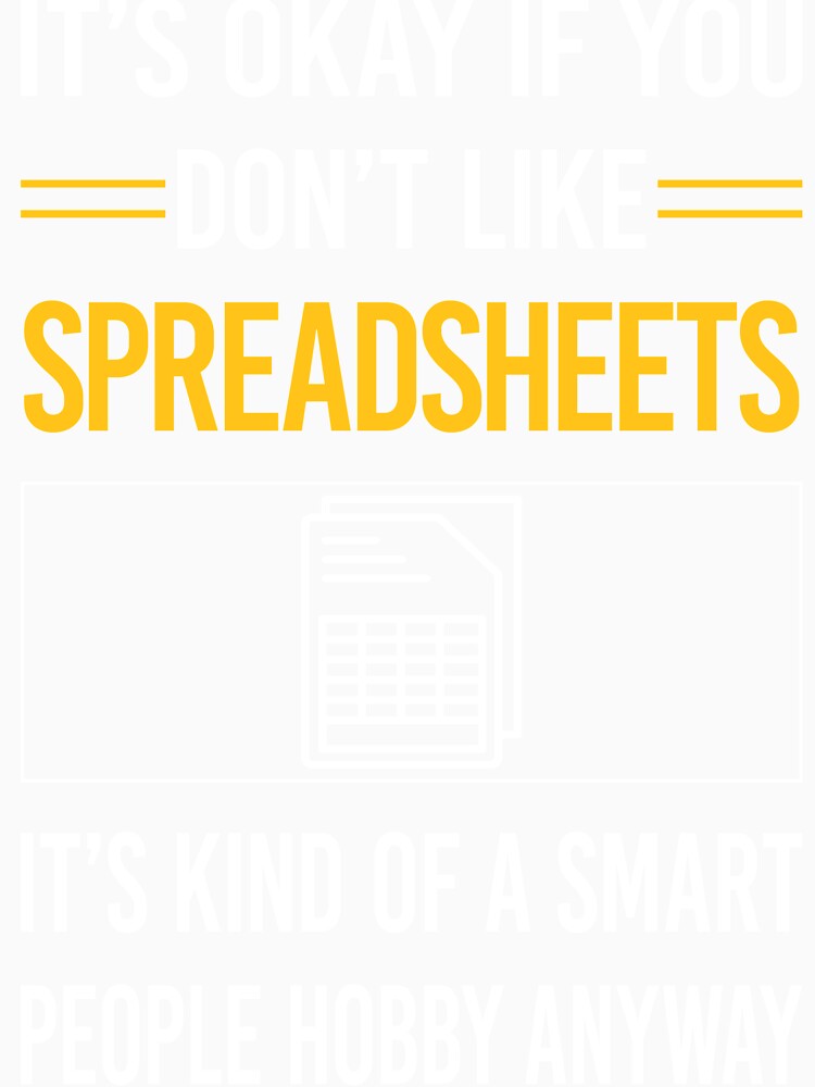 Funny Smart People Spreadsheet Spreadsheets by RandalDavis
