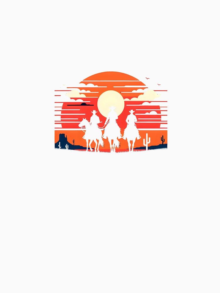Sunset Cowboys: Ride into the Horizon by Route and Render
