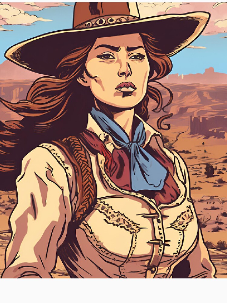 Cowgirl, Cow girl, Country, Country Western, 1880's, American West, Arizona, by tshirtart2024
