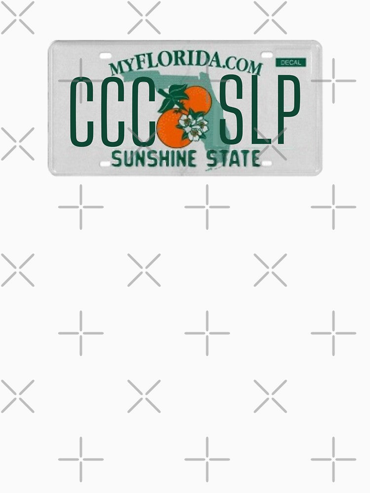 CCC SLP Florida License Plate by bellaabreu
