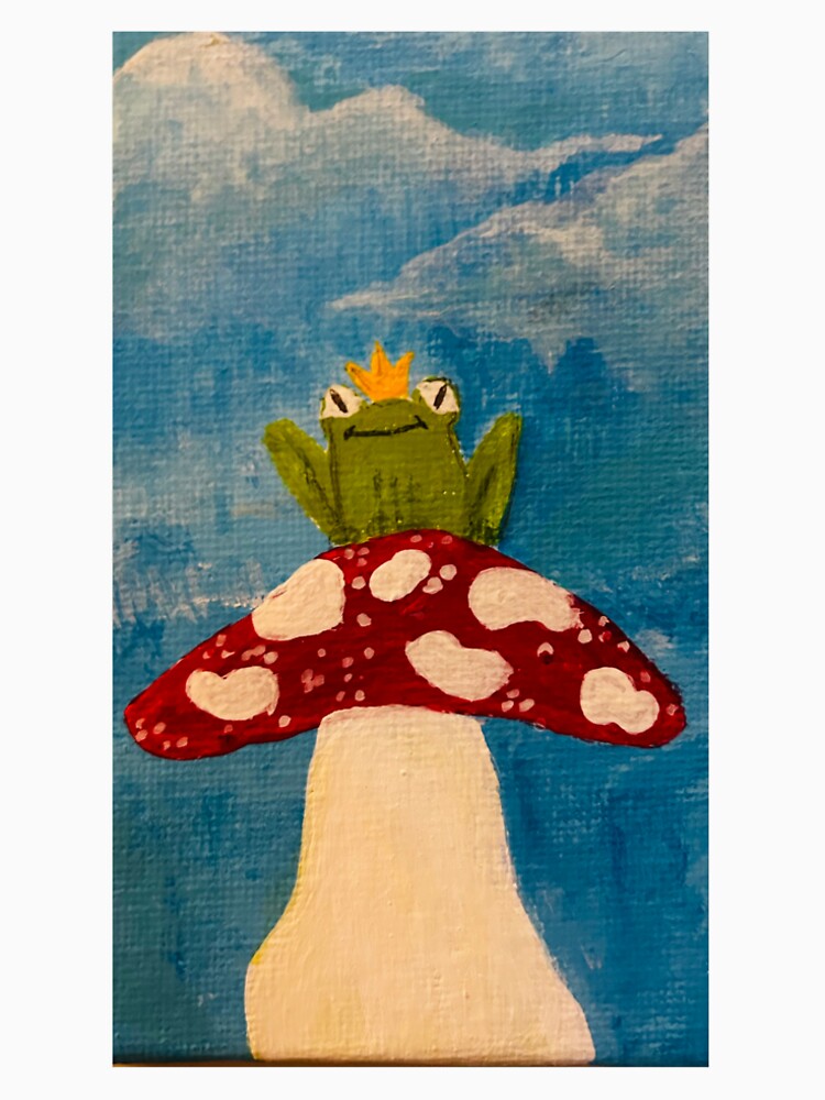 Frog Prince on a mushroom??? by Peachy-artstuff