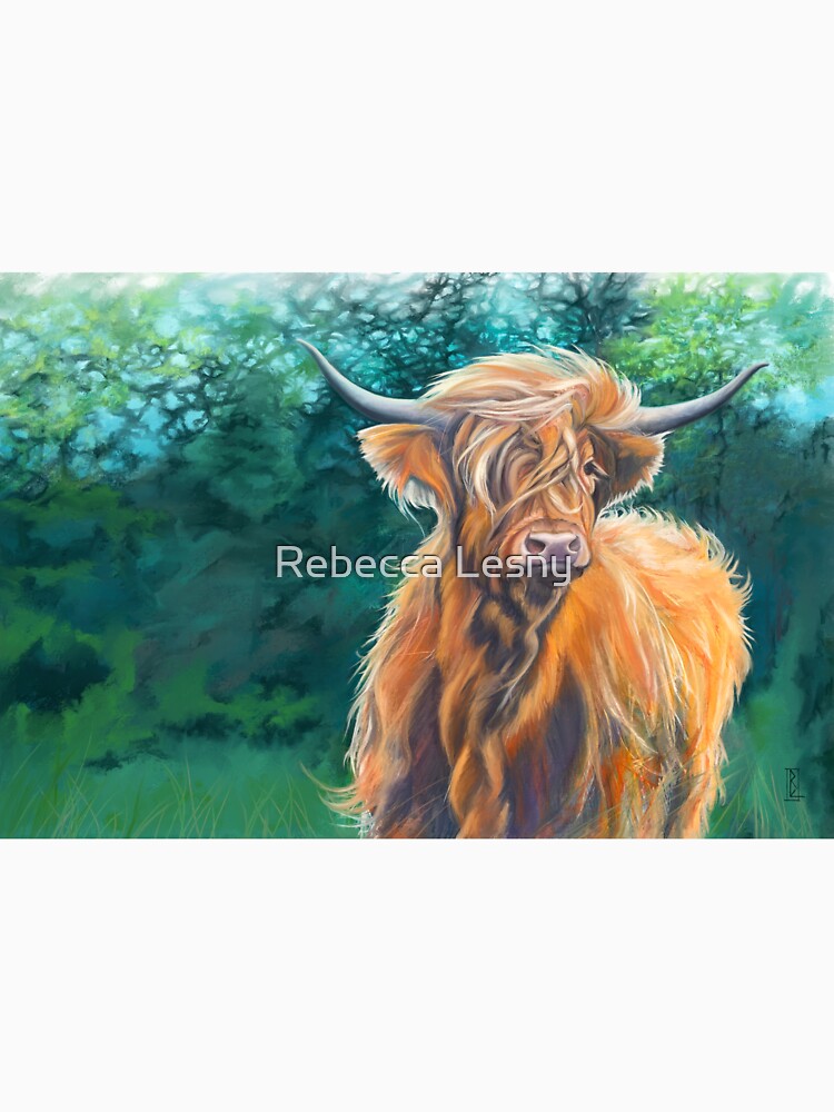 Highland Cow II by Rebecca Lesny