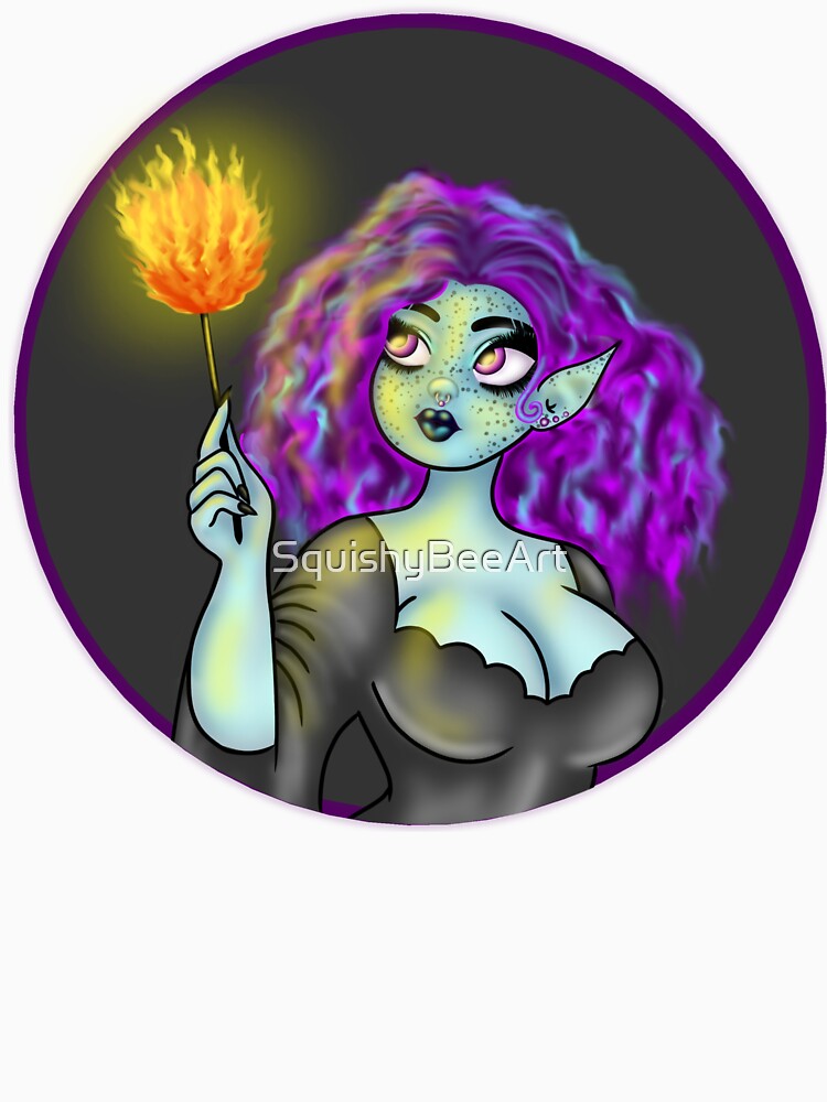 Alexanda The Fire Fairy Pineup by SquishyBeeArt