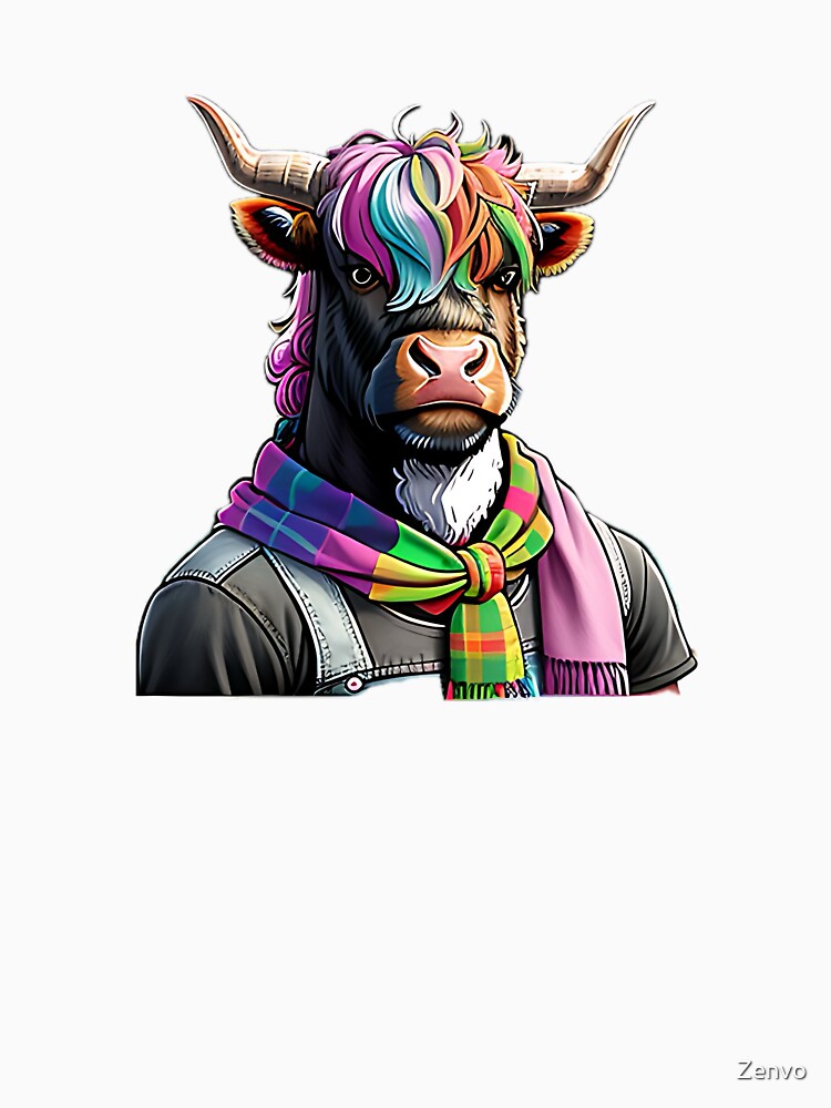 Big City - Highland Cow by Zenvo
