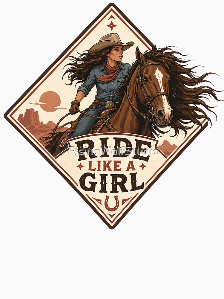Ride Like a Girl by RisingWolfStudio