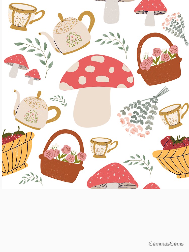 Mushroom Picnic Celebration by GemmasGems