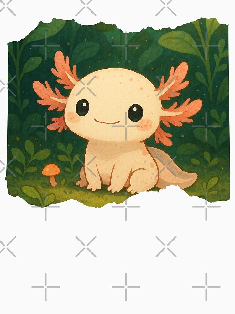 Cute Tiny Axolotl by DOPANDA .