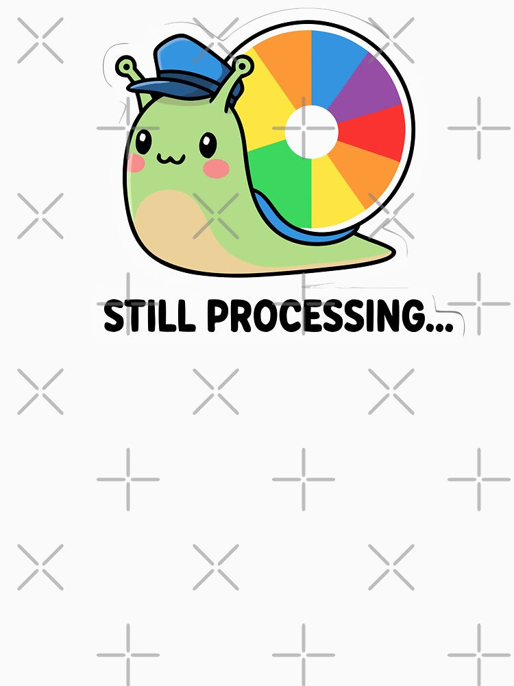 Still Processing The Day Slowly, Thoughtful Snail by Crafft Nest