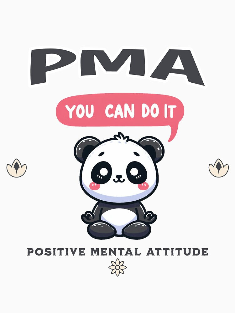 positive mental attitude Panda by LemuellTrends