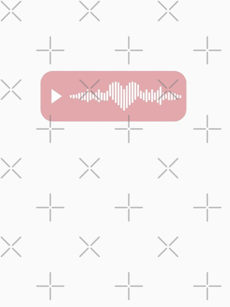 white pink heart shape music by inainart
